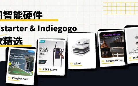 本周智能硬件 Kickstarter & Indiegogo 爆款精选