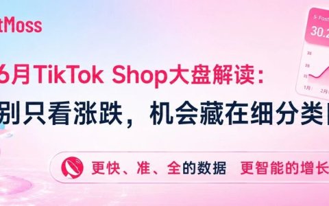 6月TikTok Shop大盘解读：别只看涨跌，机会藏在细分类目里